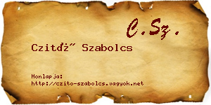 Czitó Szabolcs névjegykártya